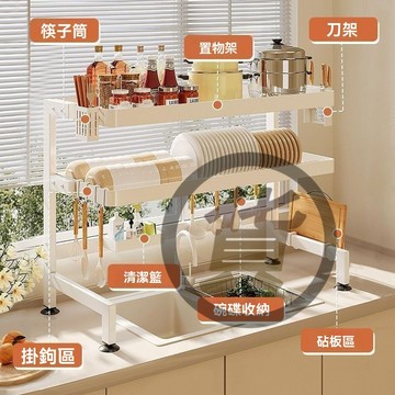 🔥桃園出貨 不鏽鋼水槽瀝水架 瀝水架 廚房瀝水架 廚房置物架 碗筷置物架碗盤瀝水架 厨房收納架 洗碗池收納架 水槽收納