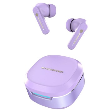 MONSTER 魔聲 Hybrid六麥主動式降噪藍牙耳機  紫色  MON-QM10-PUR