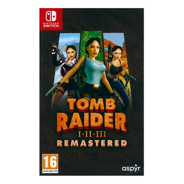 Nintendo 任天堂 SWITCH 古墓奇兵 1~3 復刻版 Tomb Raider 1~3 Remastered Starring Lara Croft 英文歐版  單一商品