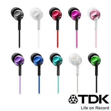 TDK  TH-REC200  (贈收納袋)   耳道式繽紛耳機