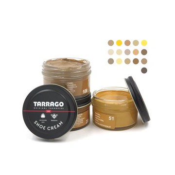 糊塗鞋匠 優質鞋材 L165YE 西班牙Tarrago皮革鞋乳50ml 【土黃色系】 1罐
