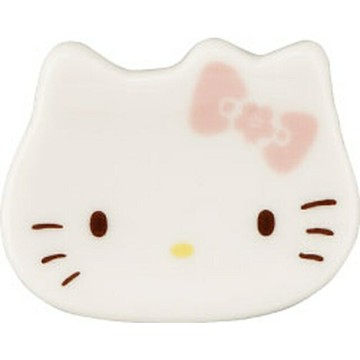 【震撼精品百貨】Hello Kitty_凱蒂貓~日本三麗鷗Sanrio KITTY造型陶瓷筷架-大臉粉*22634