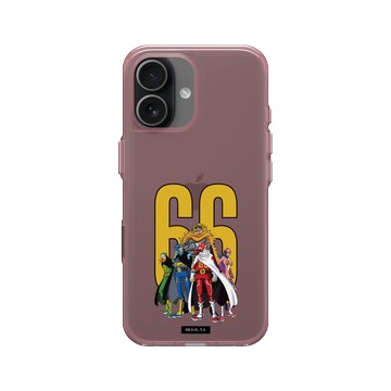 iPhone 17 Clear (相機按鈕) 晶醺玫 - 航海王 One Piece - 角色系列-傑爾馬66