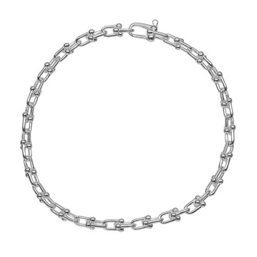 【日本直送】蒂芙尼 Hardware Micro Link 手鍊 腕圍約 17cm 銀 925 約 7g TIFFANY&Co.【二手】A 級