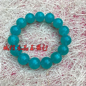 天然5A冰種天河石單圈手串情侶手鏈甜美時尚水晶飾品 送證書