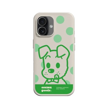 iPhone 17 SolidX 貝殼灰 - OSAMU GOODS - 大圓點系列-Dog
