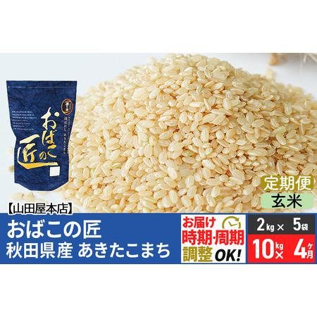 ふるさと納税 《定期便4ヶ月》令和5年産 おばこの匠 秋田県産あきたこまち 10kg×4回 計40kg 4か月 4ヵ月 4カ月 4ケ月 秋田こまち .. 秋田県美郷町