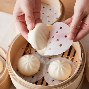 蒸籠紙家用一次性不粘油紙蒸包子紙墊饅頭蒸籠布廚房烘焙食品專用