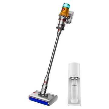 dyson 戴森 V12s Detect Slim Submarine 乾濕全能洗地吸塵器 SV46 + Soda StreamTERRA 快扣機型氣泡水機 顏色隨機 原廠保固  銀色 + 橙色 + 藍色