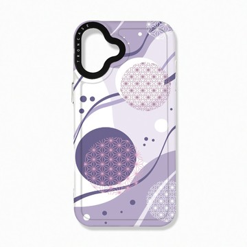 iPhone 16 Plus 殼 TRON iPhone 16 PLUS 日系和風圓點水球系列 太空殼 透白款 手機殼