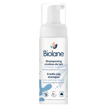 Biolane 法貝兒 頭皮調理洗髮慕斯 150ml 適用年齡0M+ 萃取燕麥精華 甘油高保濕力  1瓶