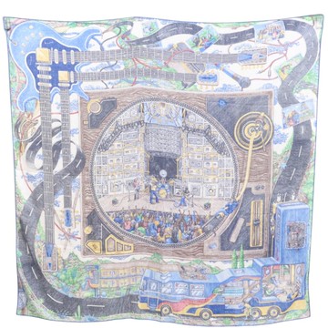 【二手名牌BRAND OFF】HERMES 愛馬仕 多種顏色 羊絨 絲巾 140*140