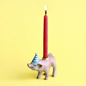 美國Camp Hollow蛋糕燭台 | 豬 Year of the Pig