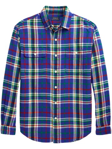 Polo Ralph Lauren - checked cotton shirt - men - Cotton - M - Blue