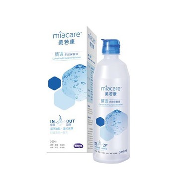 【蝦皮直營】美若康 睛透多效保養液 360ml/瓶 125ml/瓶 潔淨油脂 溫和保濕 去蛋白 隱形眼鏡 清潔液