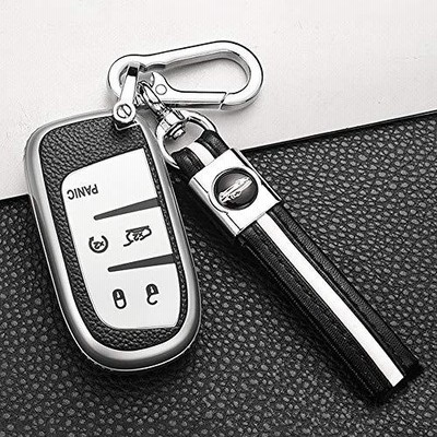 ONTTO ジープ スマート キーケース キーカバー キーホルダー オシャレ 手触りいい 傷防止 高級 Jeep Grand Cherokee ダ?