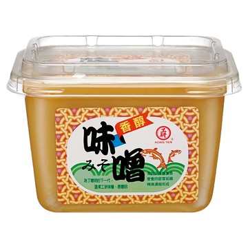工研 香醇味噌 500g 台灣原產  1盒