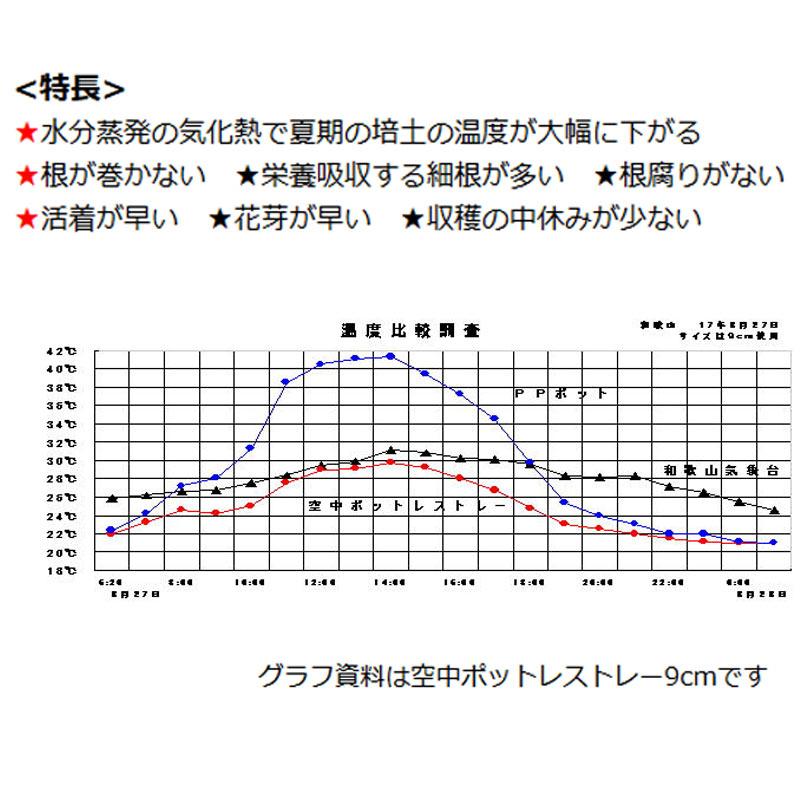 20枚 空中ポットレストレー 6穴 15.0cm 阪中緑化資材 タS 代引不可