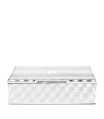 Wolf Silver-Plated Jewellery Box
