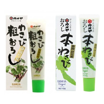 【江戶物語】(特價) 日本製 Kameya 龜谷山葵醬(粗粒) 山葵醬 芥末醬 刺身料理 沾醬 配醬 日本料理 媽媽必備