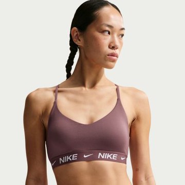 NIKE 運動內衣 女 輕度支撐 慢跑 瑜珈 AS W NK DF INDY LGT SPT BRA 藕 FD1063-502