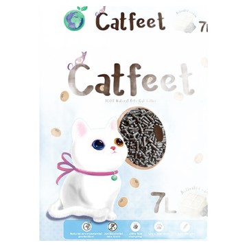 Catfeet 天然環保豆腐砂  7L  1袋  活性碳