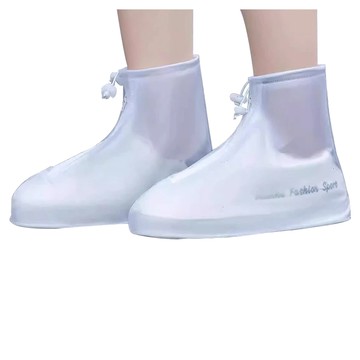 COMET 快穿便攜加厚雨鞋套  磨砂白  1雙