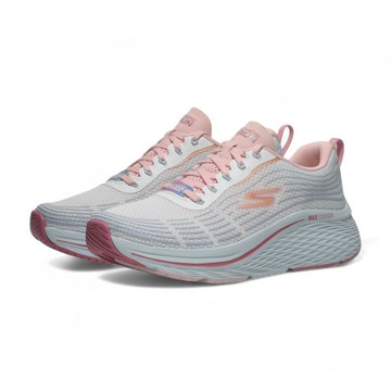 【滿千折百】SKECHERS 慢跑鞋 MAX CUSHIONING 白粉 緩震 輕量 女 129625WBLP