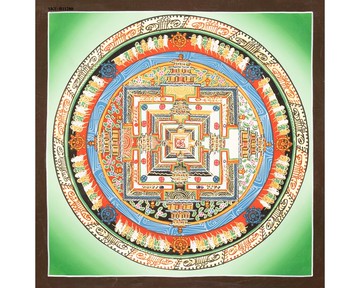 時輪曼荼羅藝術——手工西藏神聖唐卡