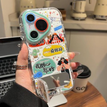 財運好適用oppoa5pro手機殼a97我開心就好a3硅膠a2泡芙a1pro新款a53網紅a72文字a57創意a92s防摔a11x女款a32