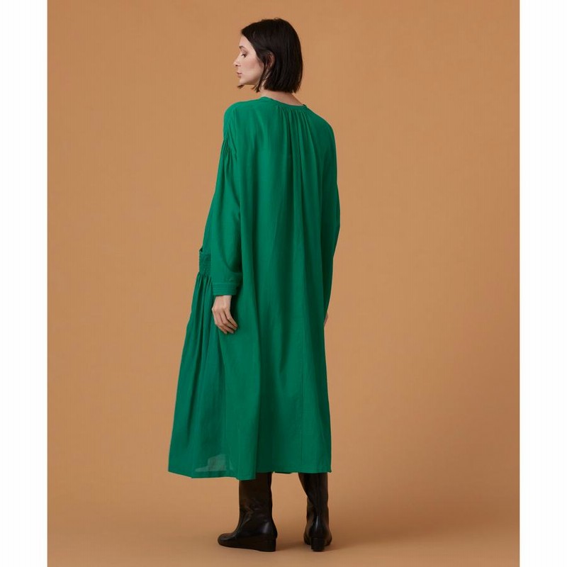 新品　ハウスオブロータス　コットンケープワンピース 新品 ハウスオブロータス コットンケープワンピース