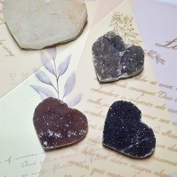 💜紫晶玉髓瑪瑙片210206-2~10號 （金工 手作 文創 水晶編織 曼陀羅 護身符 風水擺飾 用品）