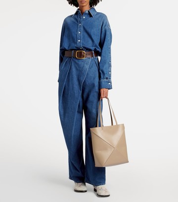 Loewe Puzzle Fold Medium leather tote bag