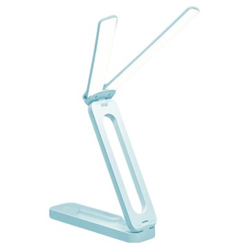 YOLOMO 優樂明 無極調光雙頭折疊檯燈 USB充插兩用  藍色