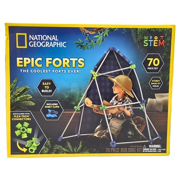 NATIONAL GEOGRAPHIC 國家地理 奇幻小堡壘創意工程建築70件套組  多色  1盒