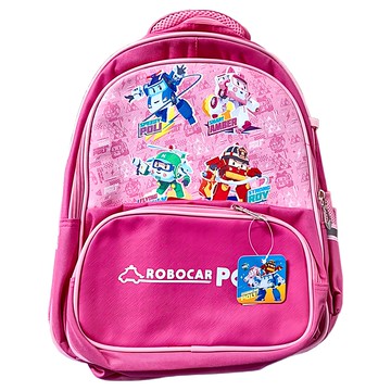 ROBOCAR POLI 波力 休閒書包紅 PL6D15-21 梅紅  1個