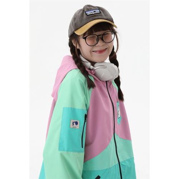 宇宙大王2024年春款新品多色元氣小狗刺繡沖鋒衣外套