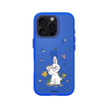 iPhone 16 Pro Clear 激光藍 - Suzy's Zoo - 花園裡的Lulla