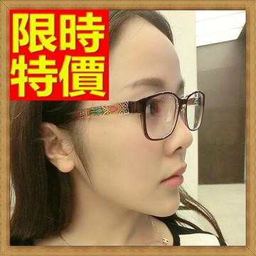 眼鏡框鏡架-復古印花鏡腿超輕女配件4色64ah14【獨家進口】【米蘭精品】