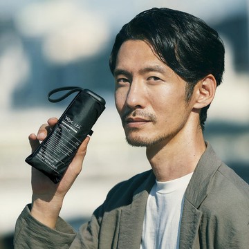 IZA中性手動大傘面迷你便攜遮光降溫傘-多色 灰