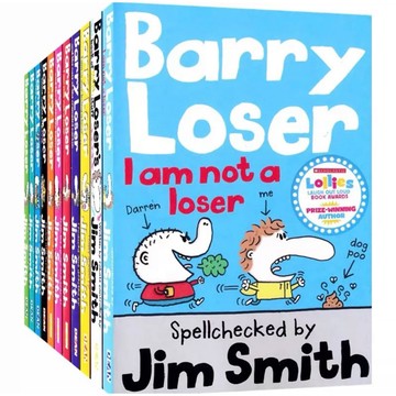 【查德書境】 Barry Loser 倒楣蛋巴里系列 11冊 幽默搞笑校園勵志故事 漫畫塗鴉與幽默文字結合