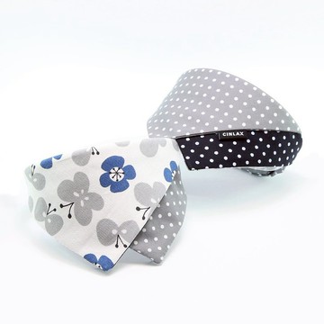 【寵物領巾】花蝴蝶 Gray - 兩面皆可配戴