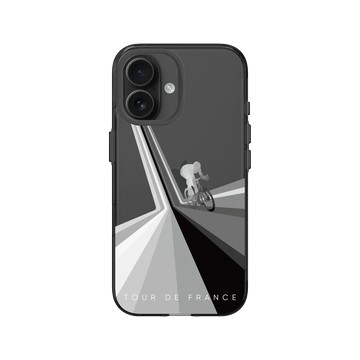 iPhone 16 Clear (相機按鈕) 酷墨灰 - Le Tour de France - Monochrome