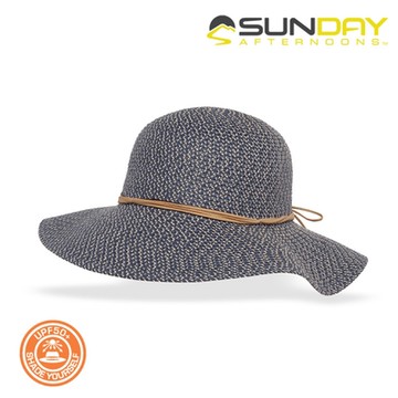 Sunday Afternoons 女款 抗UV防曬編織帽 S2C86496C【潟湖藍】