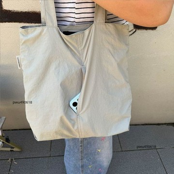 ✨臺灣出貨 新款包包日韓ins女士新款購物袋休閒超輕大容量尼龍單肩包托特包