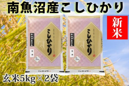 南魚沼産コシヒカリ「YUKI」（玄米5kg×2袋）