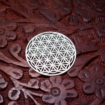 生命之花純銀花片(925銀)