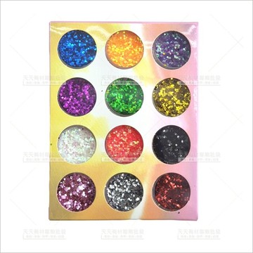 韓明秀指甲彩繪用金蔥粉粗12色[68444]美甲閃粉 亮粉