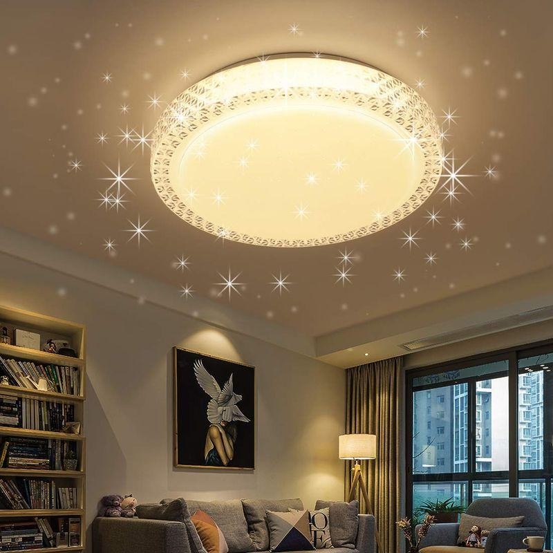 LED シーリングライト 星空効果 35W 8~10畳 無段階調光調色タイプ 8~10