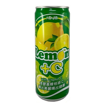 [家速配]DJB LEMON+C氣泡飲-檸檬口味 330ml
